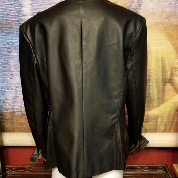 Faux leather jacket - Picture 3 of 7